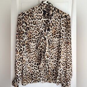 WORTHINGTON Leopard Print Blouse